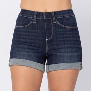 Judy Blue | High Waist Pull-On Denim Shorts